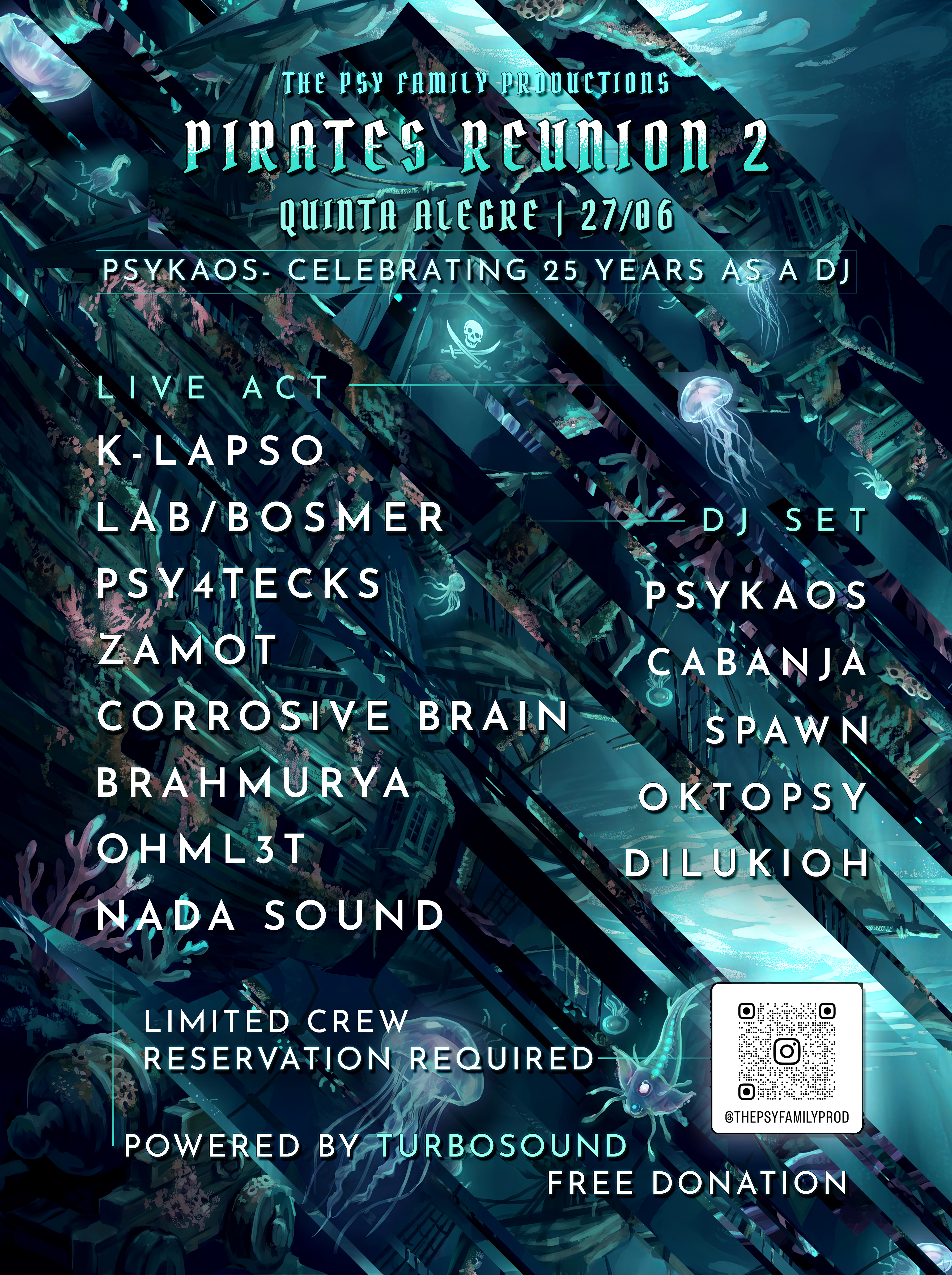 Pirates Reunion 2 flyer